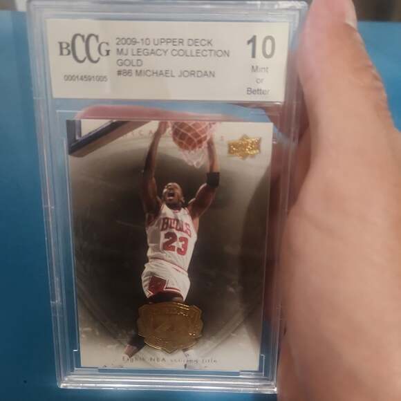 2009-10 Upper Deck MJ Legacy Collection Gold Michael Jordan BCCG 10 Card #72 - Picture 1 of 2